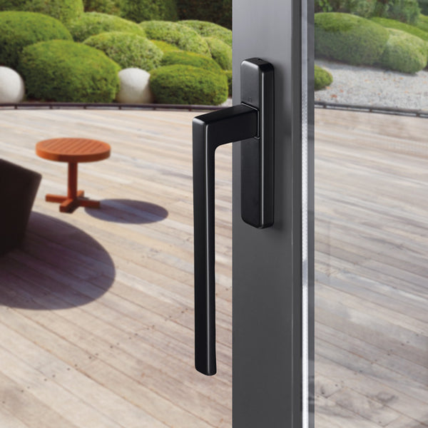 Handles for lift-and-slide doors