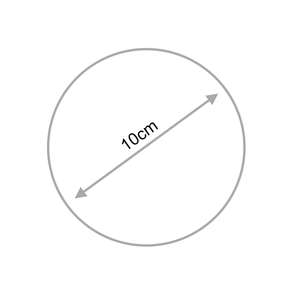 10cm diameter cylindrical stainless steel door stop