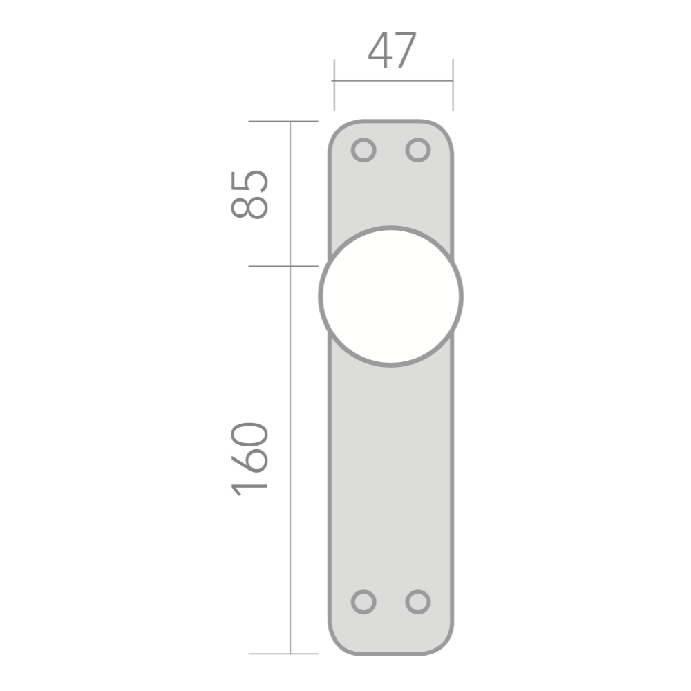 Béquille avec bouton et plaque courbée en finition doré brillant modèle 1108 pour portes