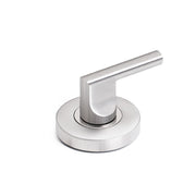 Condena con indicador libre ocupado para baño PMR en acero inoxidable satinado de 53 mm