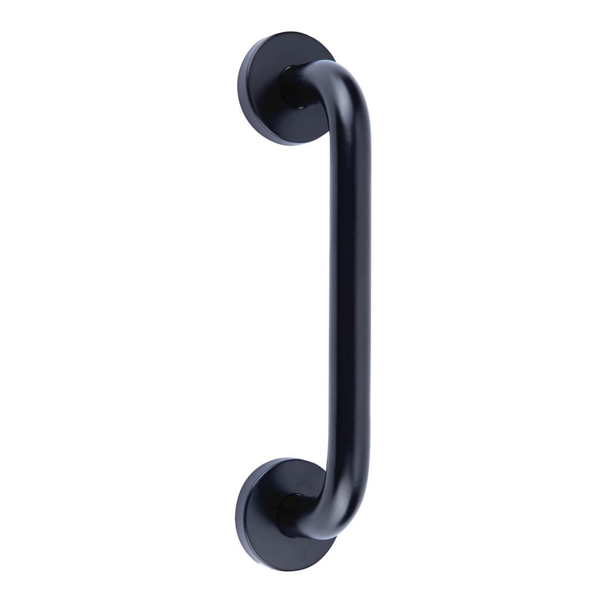 Poignée modèle 034 en acier inoxydable finition noire avec rosace ronde pour portes