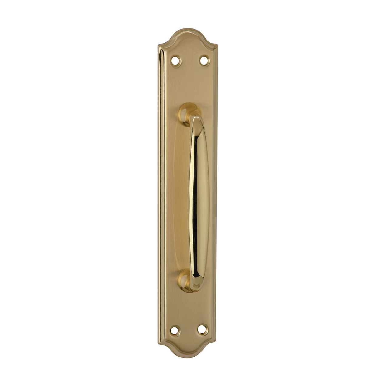 Béquille sur plaque ovale finition doré satiné modèle 1104 pour portes