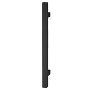 Pochwyt kwadratowy 32x32mm, rozstaw osi 600mm, wysokość 800mm, stal nierdzewna czarna, bez rozety, do drzwi wejściowych