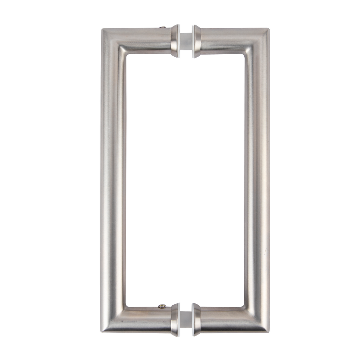 Poignée de tirage à coins droits pour porte en verre/bois de 200 mm de haut ARI120