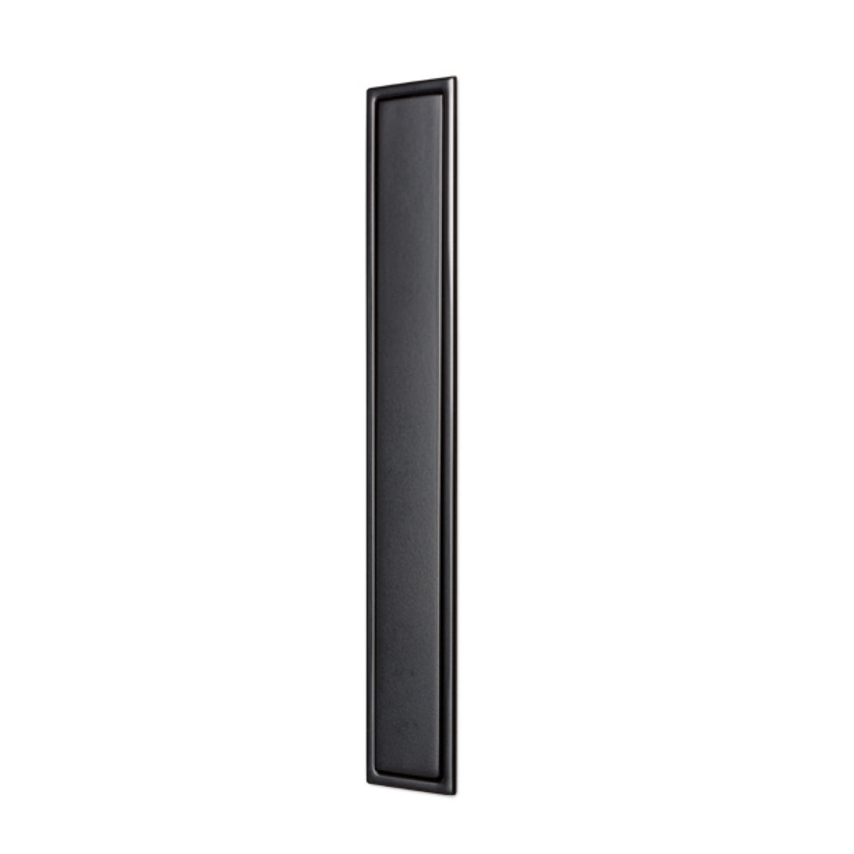 160mm height black Clos rectangular recessed pull for sliding doors